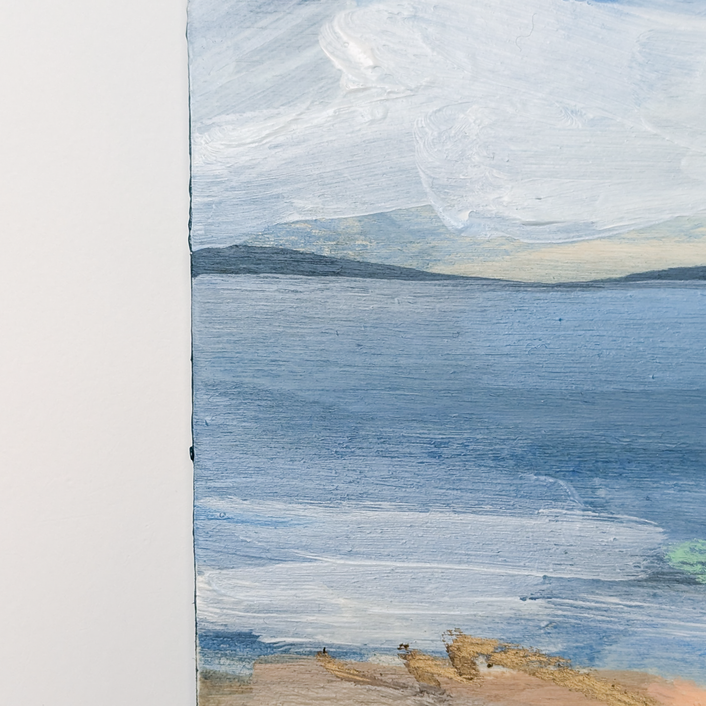 Across the Waves II, Original Painting on Board