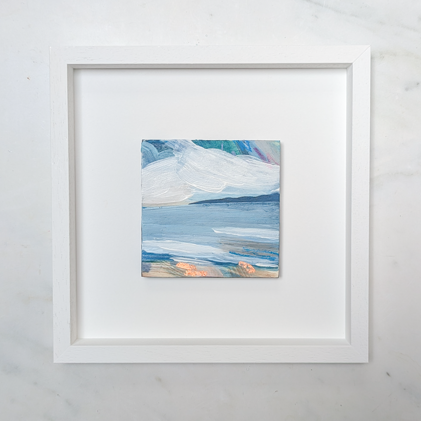 Jewels in the Sand III, Original Painting on Board