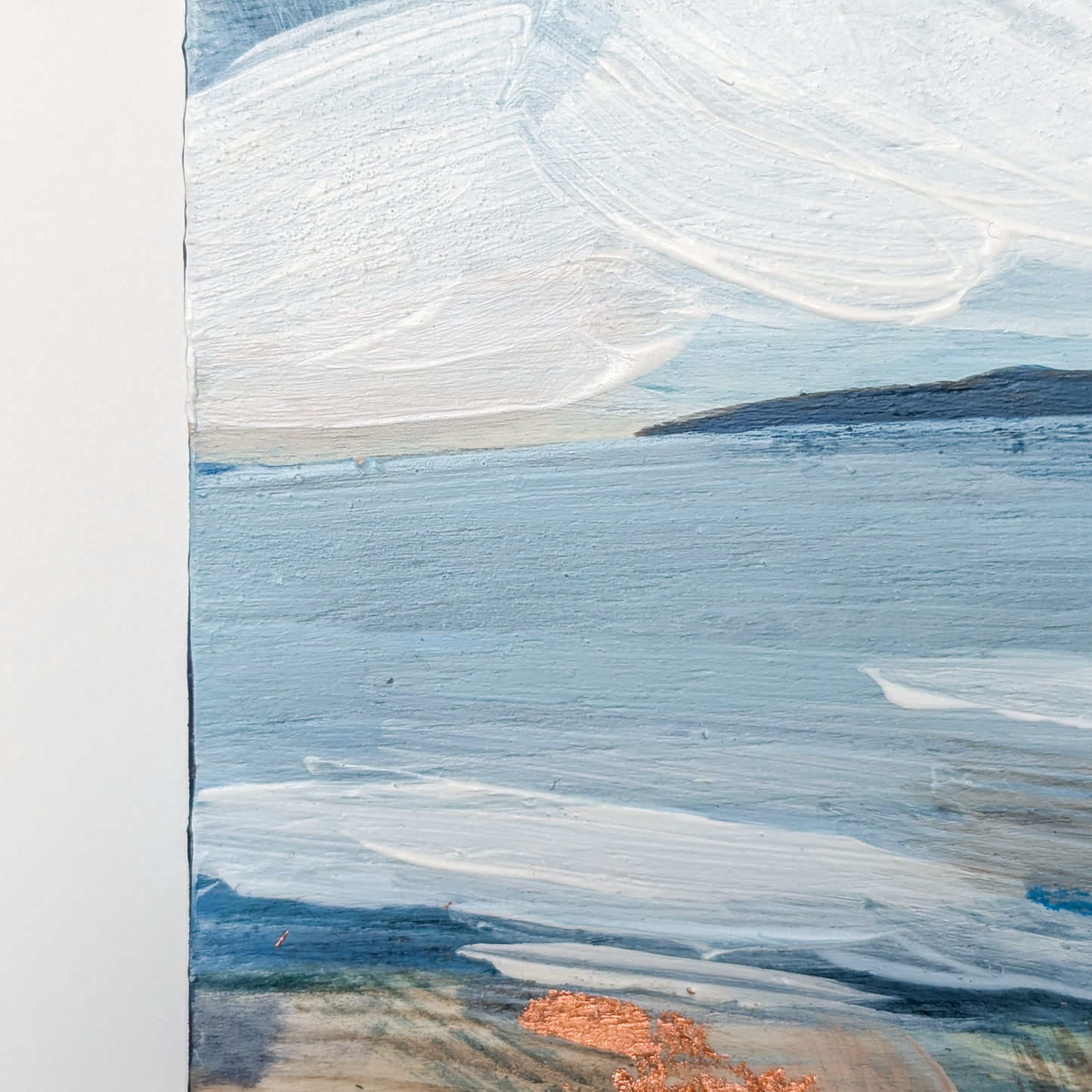 Jewels in the Sand III, Original Painting on Board
