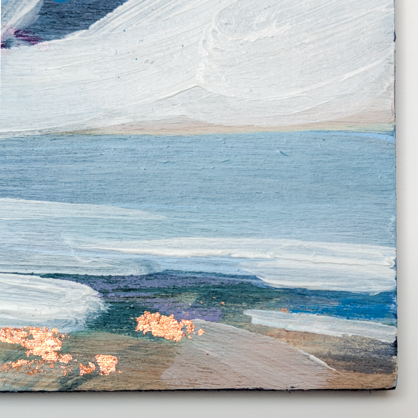 Jewels in the Sand IV, Original Painting on Board