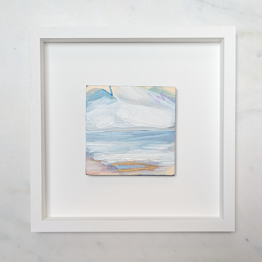 Pastel Shores I, Original Painting on Board