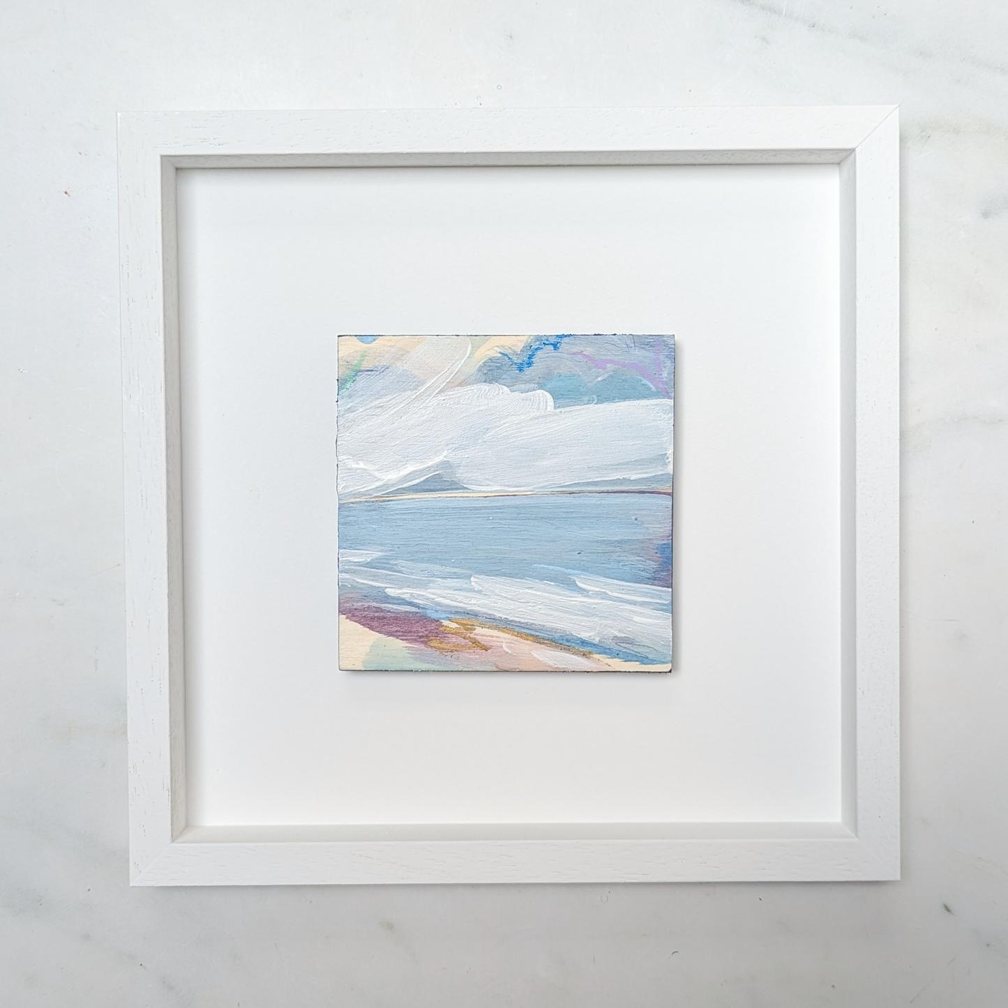 Pastel Shores II, Original Painting on Board