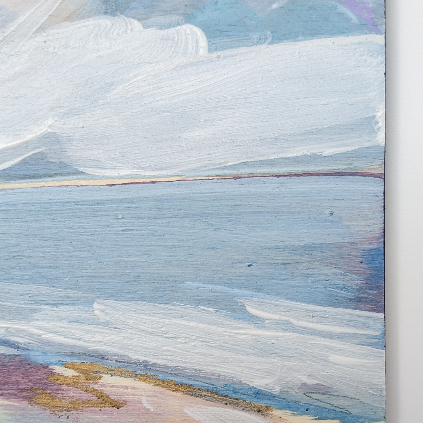 Pastel Shores II, Original Painting on Board