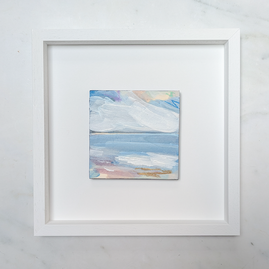 Pastel Shores III, Original Painting on Board