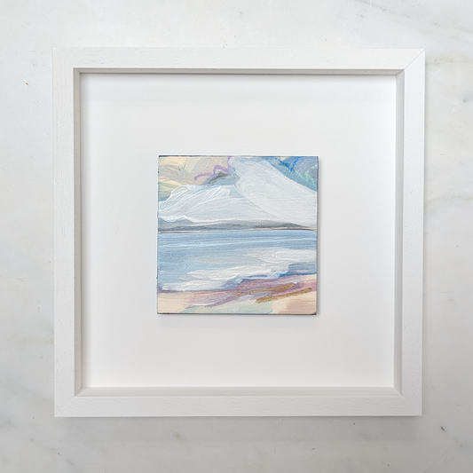 Pastel Shores IV, Original Painting on Board