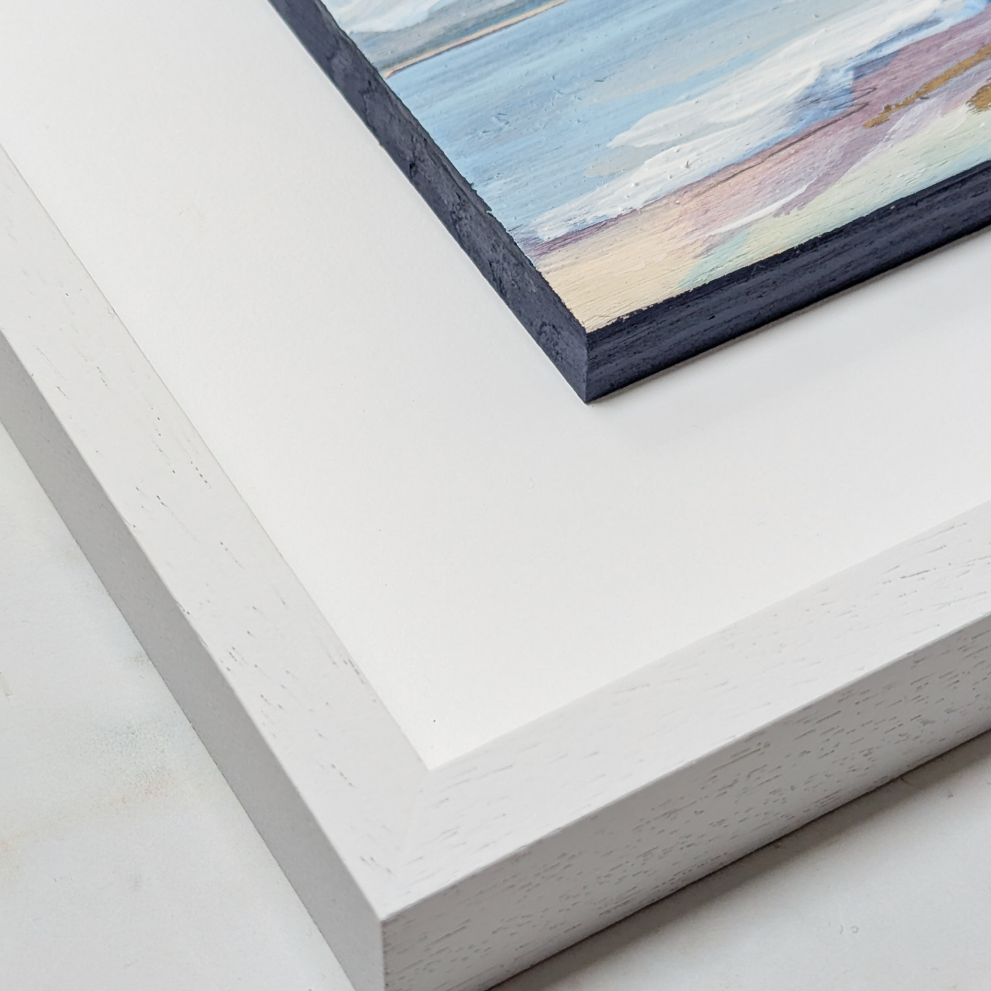 Pastel Shores IV, Original Painting on Board