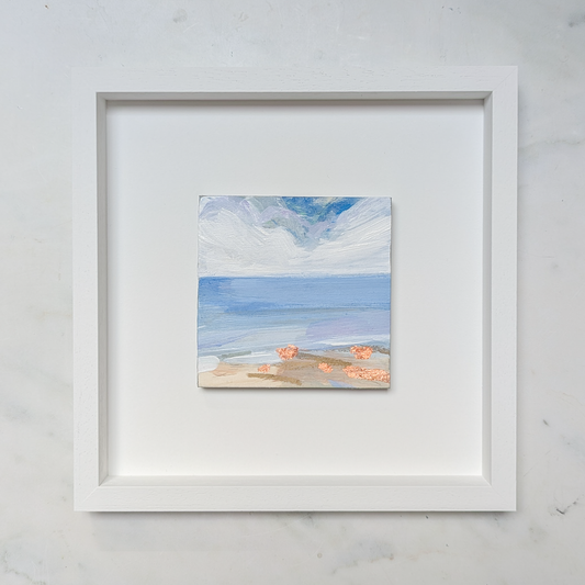 Spring on the Shore I, Original Painting on Board