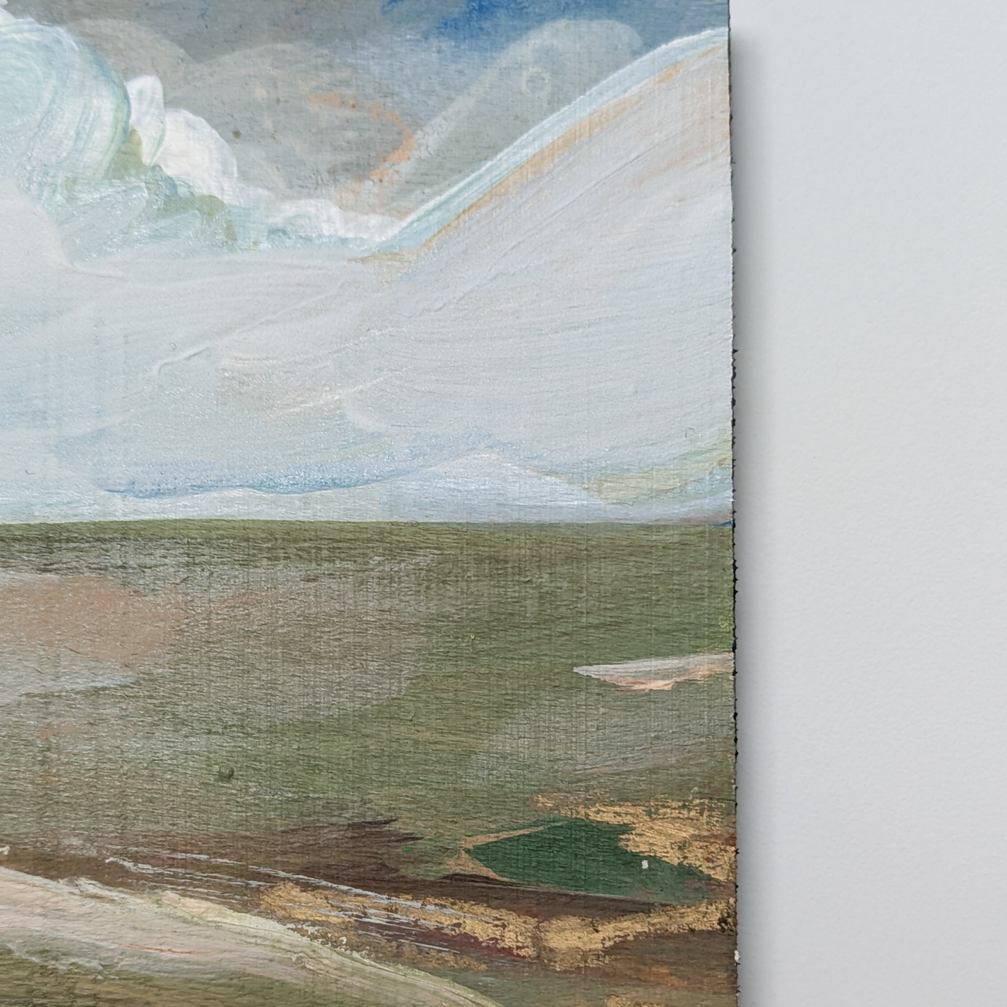 Touching the Earth II, Original Painting on Board
