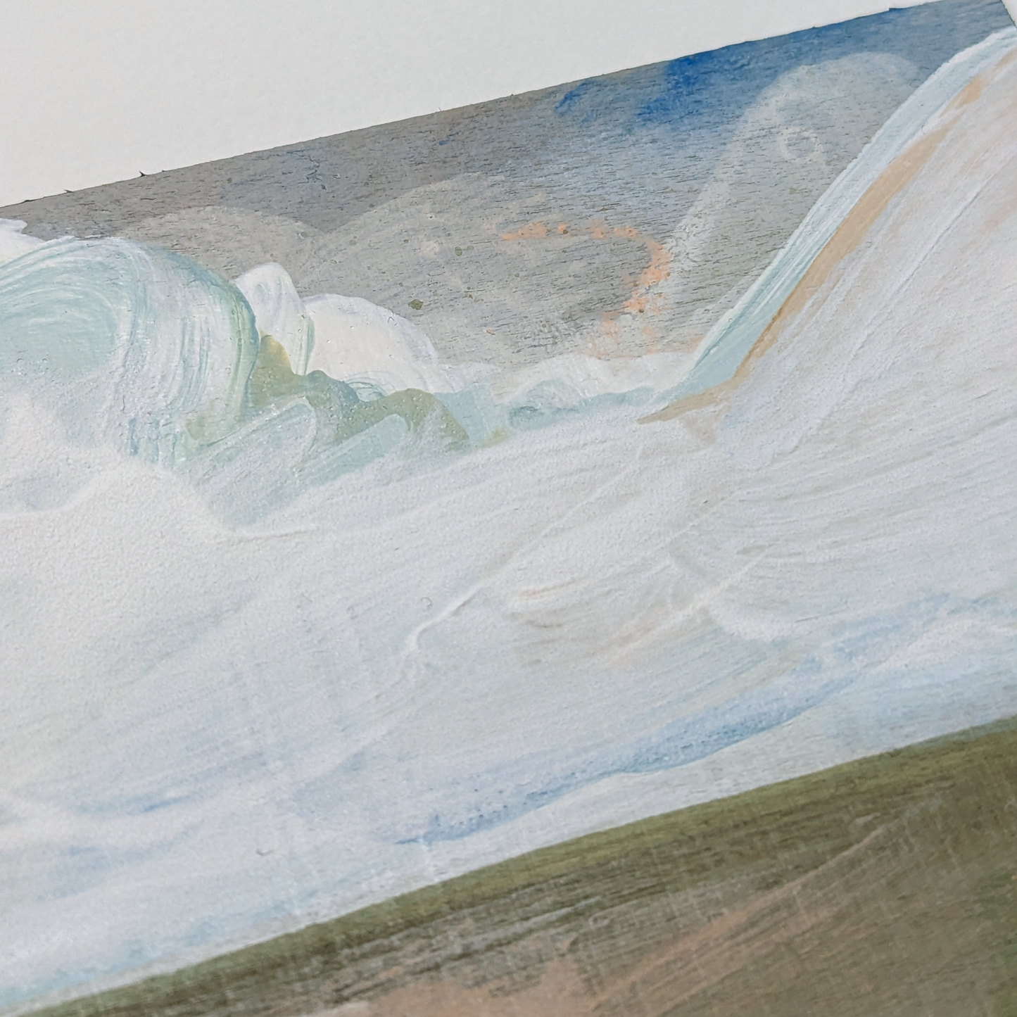 Touching the Earth II, Original Painting on Board