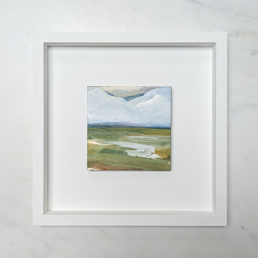 In the Meadow I, Original Painting on Board