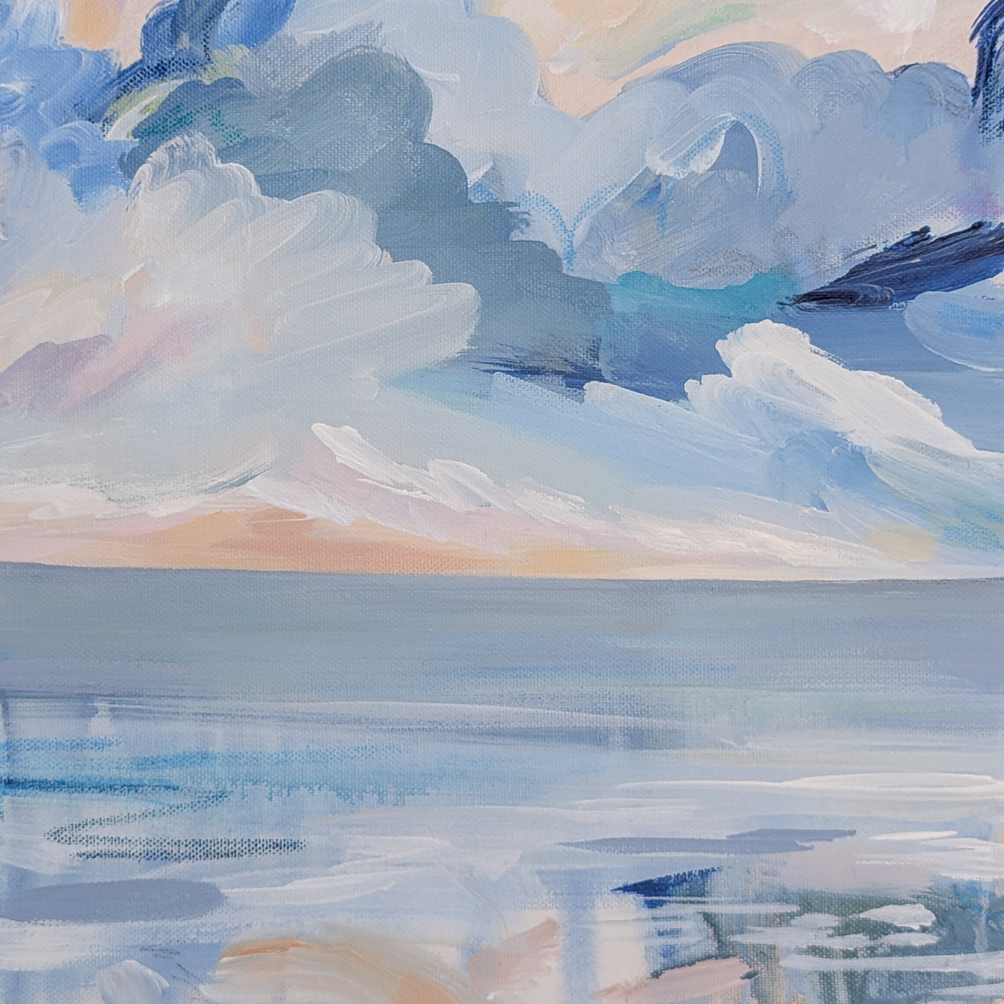 The Most Glorious Day I, Original Painting on Canvas