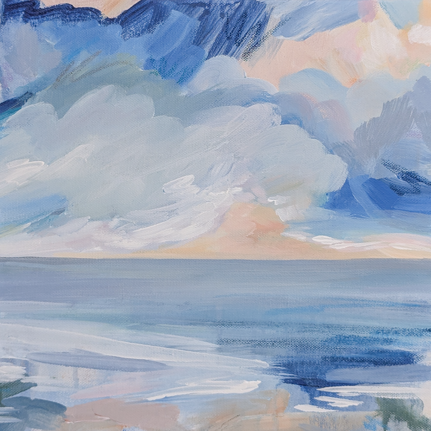 The Most Glorious Day II, Original Painting on Canvas