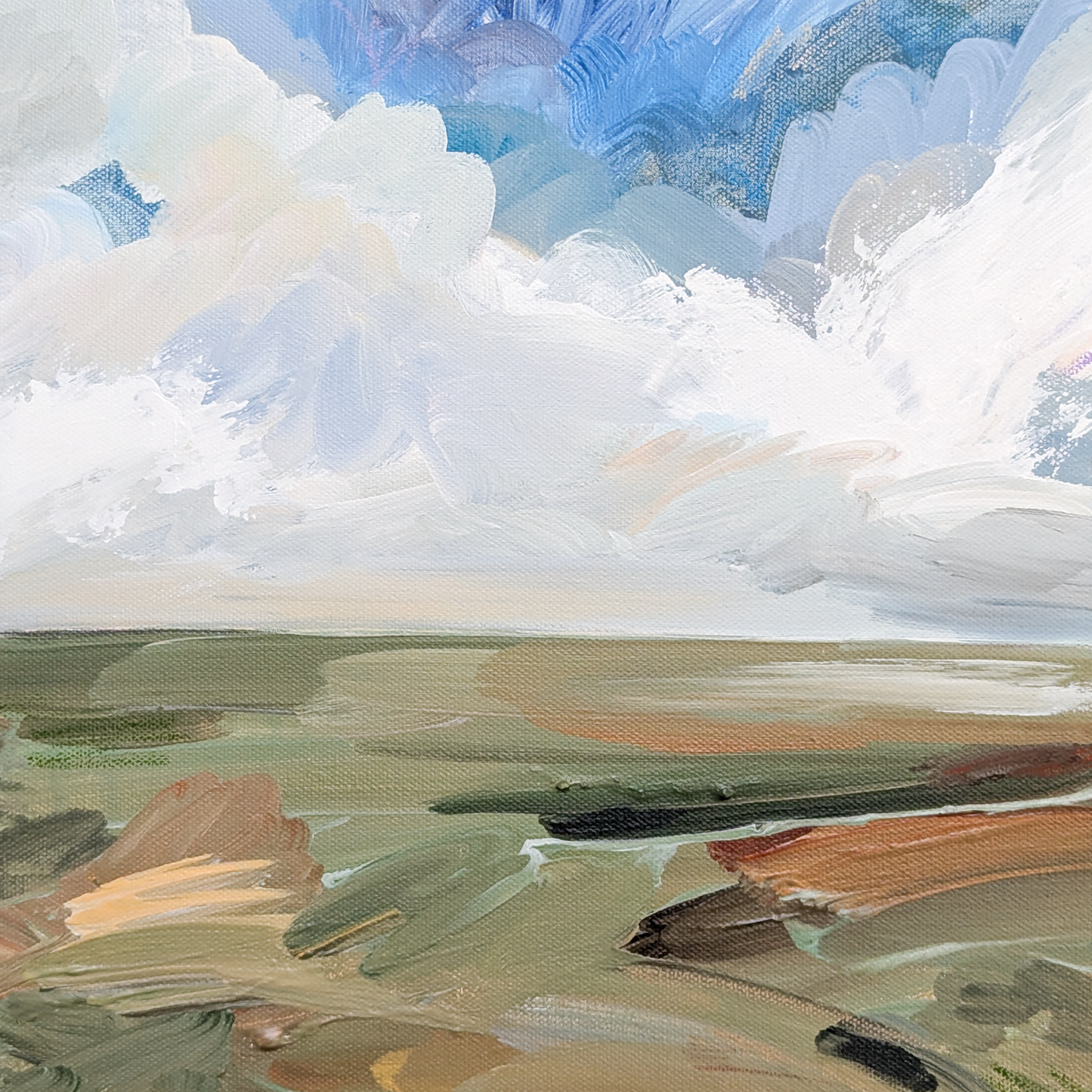 The Season is Changing I, Original Painting on Canvas