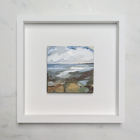 Autumn on the Shore II, Original Painting on Board