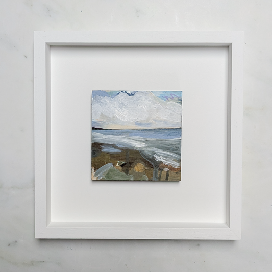 Autumn on the Shore I, Original Painting on Board