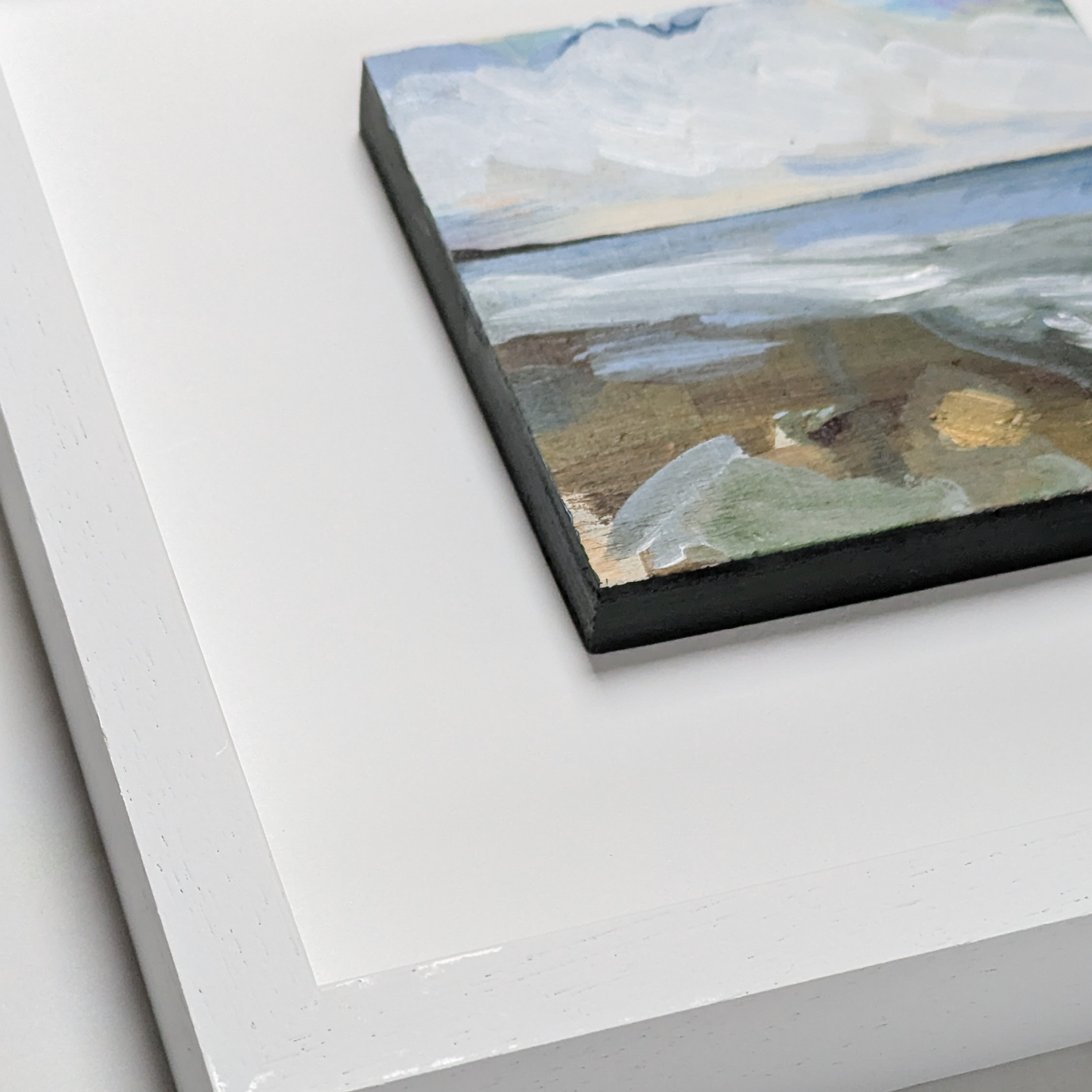 Autumn on the Shore I, Original Painting on Board