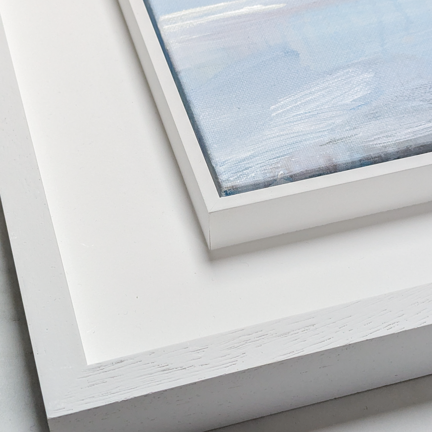 Winter on the Lake II, Original Painting on Canvas