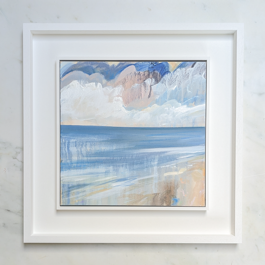 Purple Clouds Bring A Message, Original Painting on Canvas