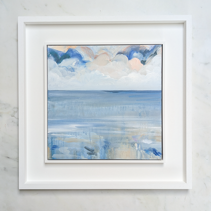 The Shore Has Turned to Glass I, Original Painting on Canvas