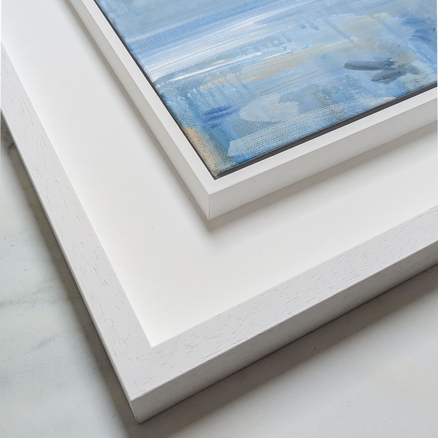 The Shore Has Turned to Glass I, Original Painting on Canvas