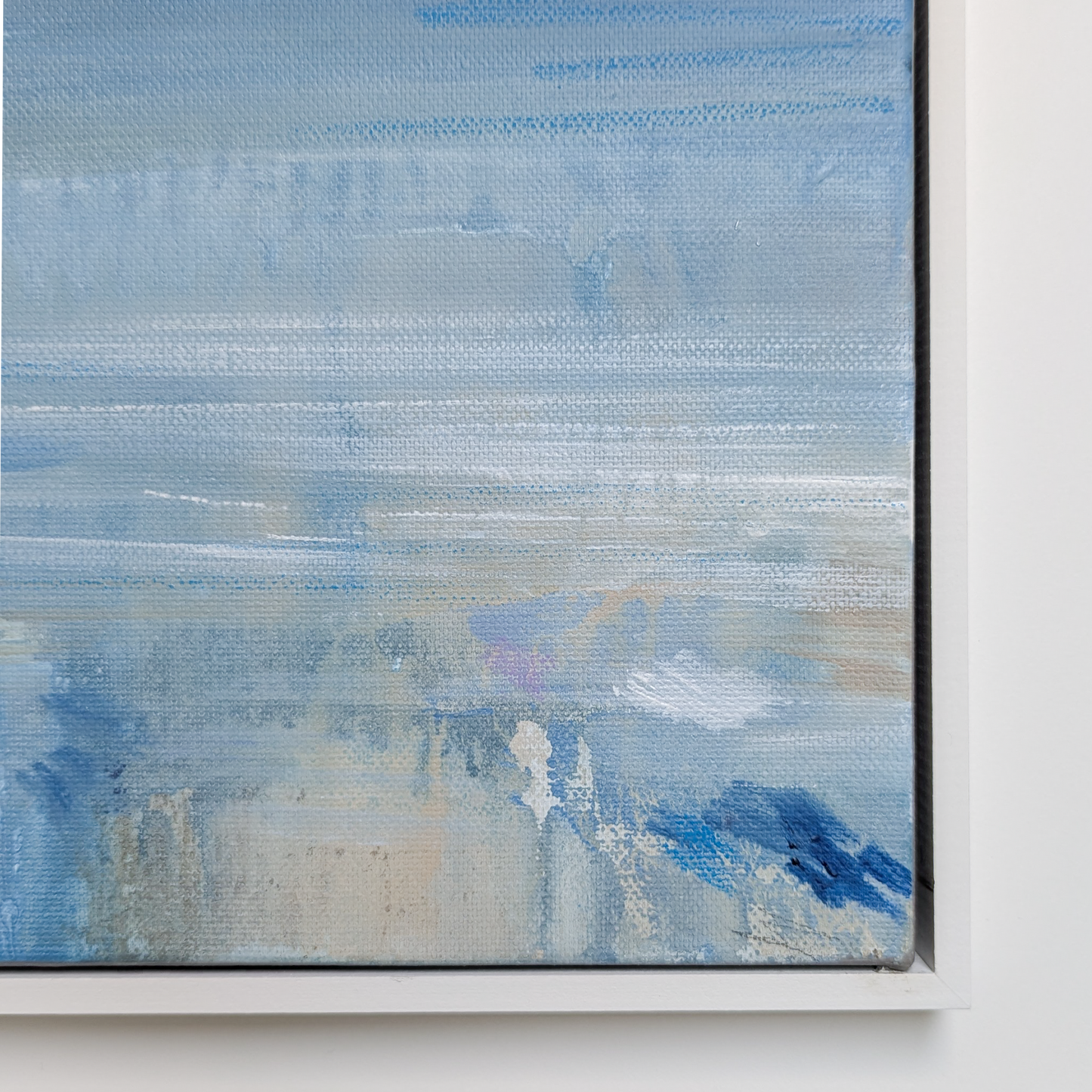 The Shore Has Turned to Glass I, Original Painting on Canvas