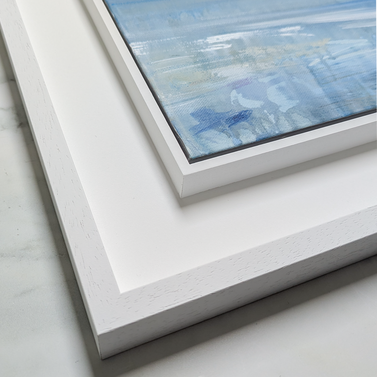 The Shore Has Turned to Glass II, Original Painting on Canvas