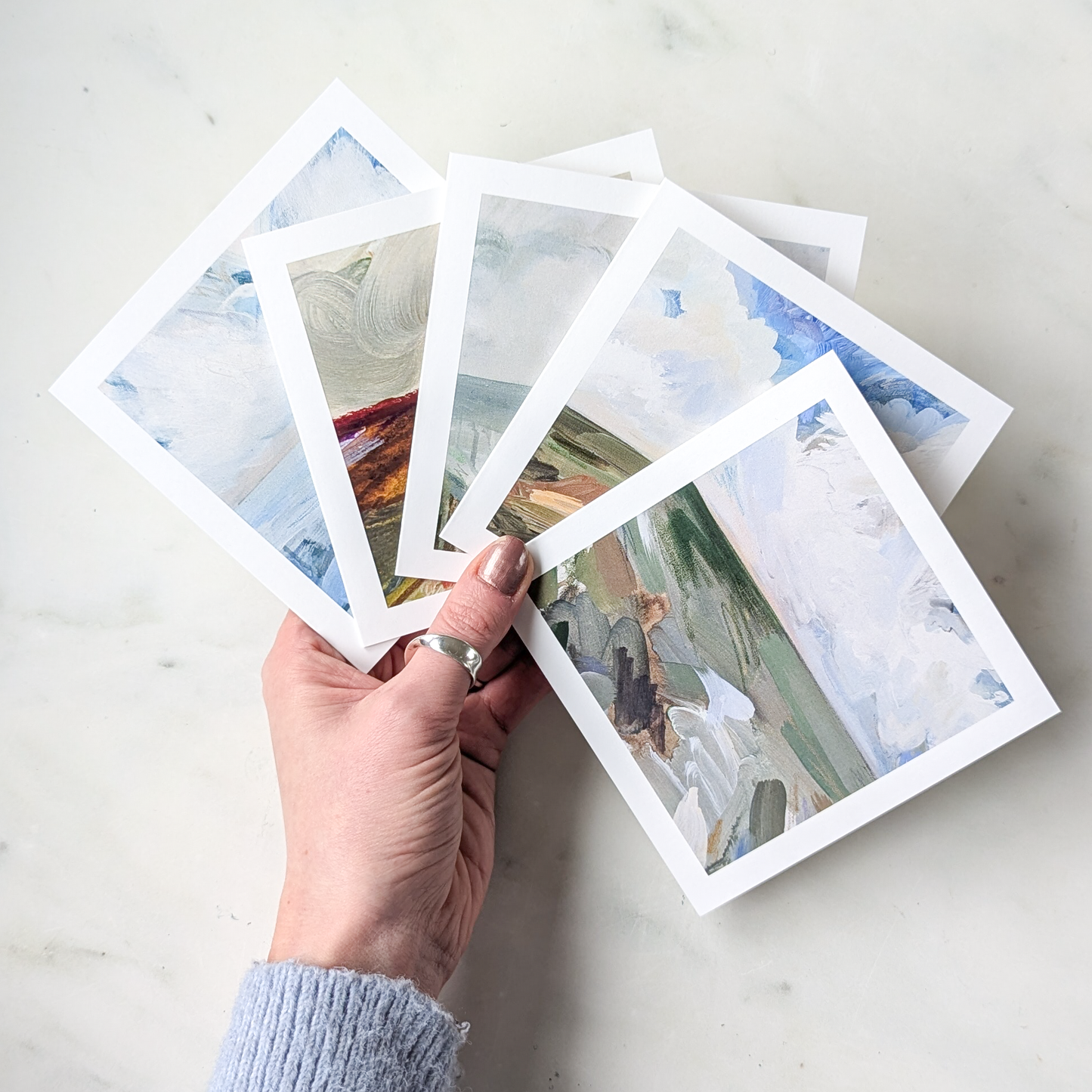 Set of 5 Greetings Cards