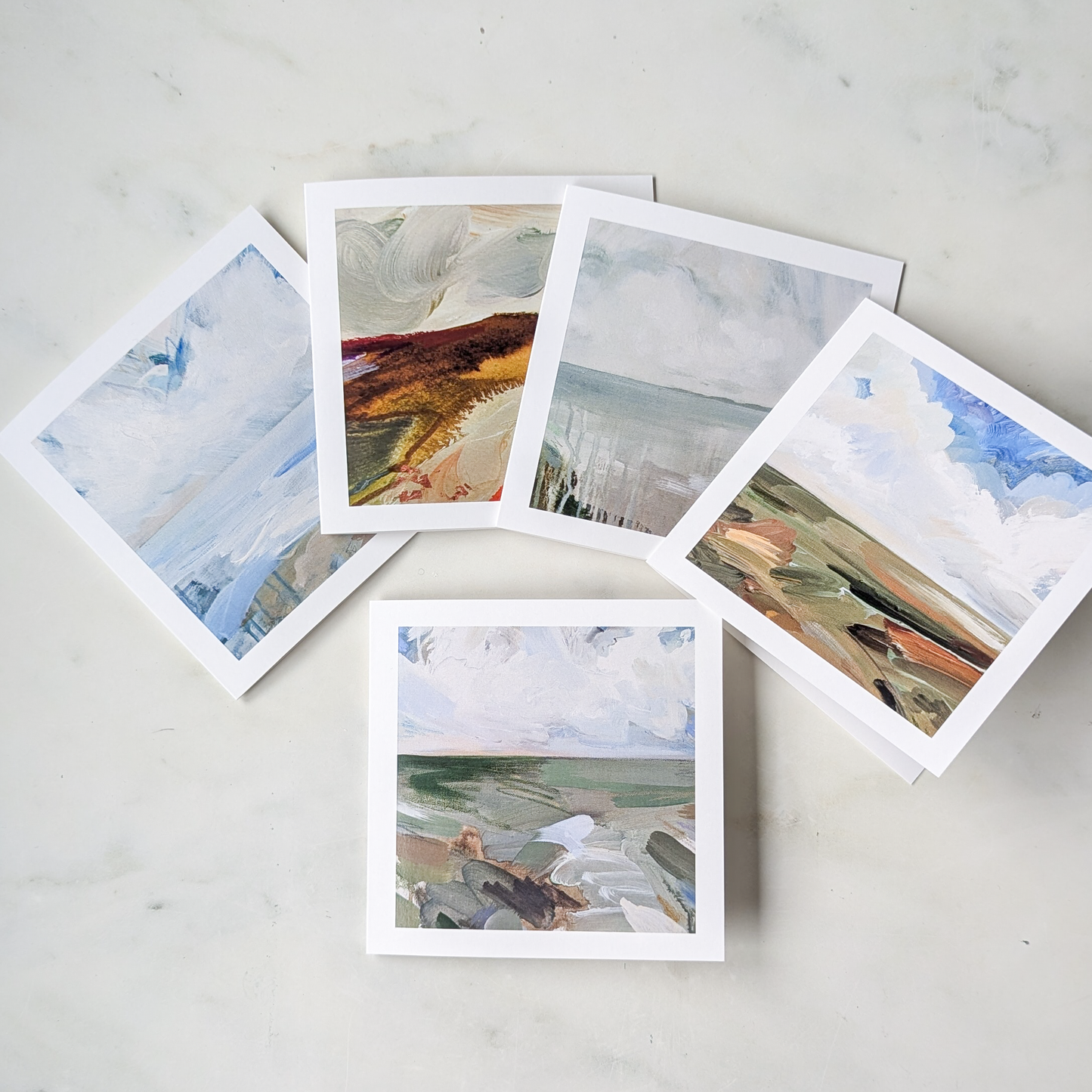 Set of 5 Greetings Cards