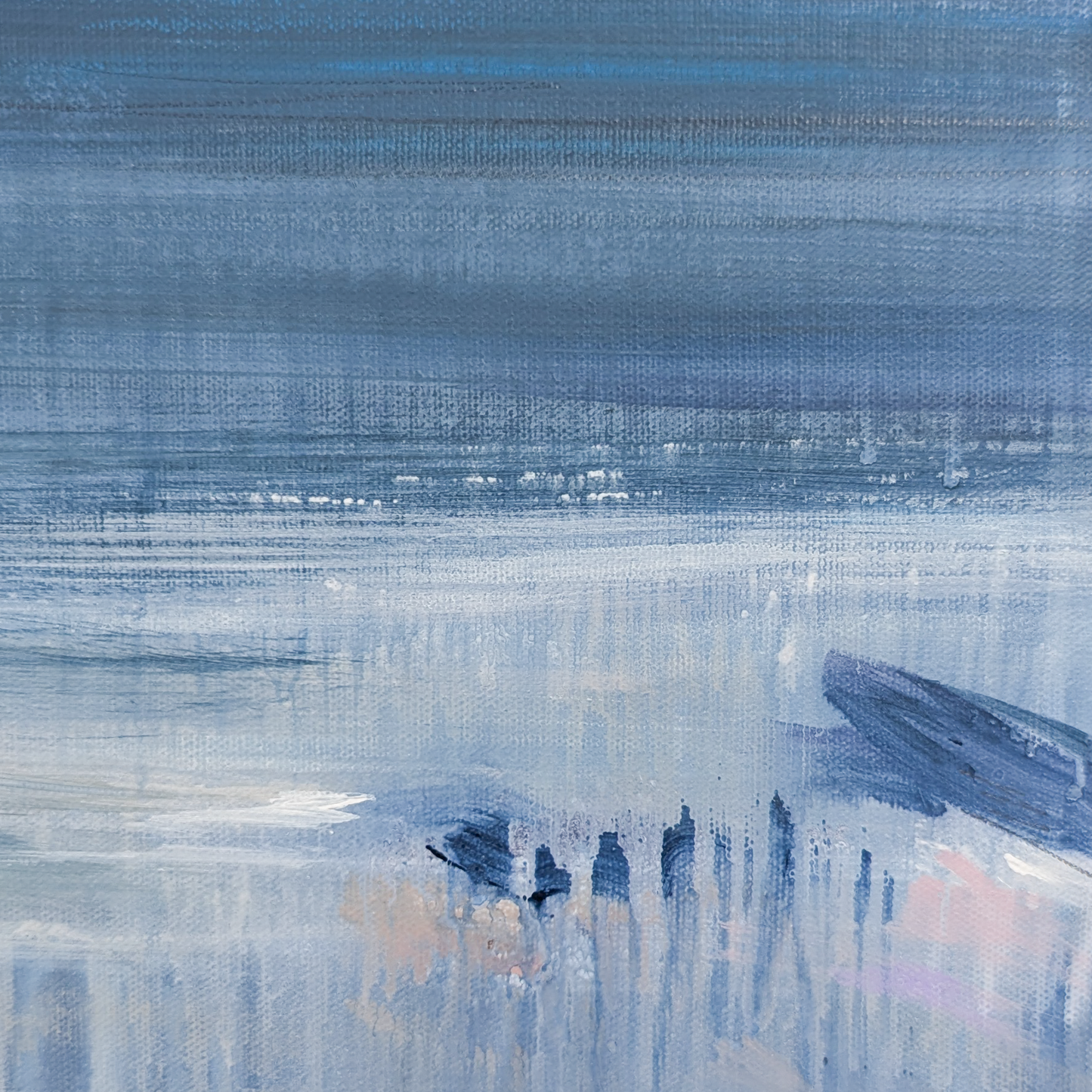 A Moment of Tranquillity, Original Painting on Canvas