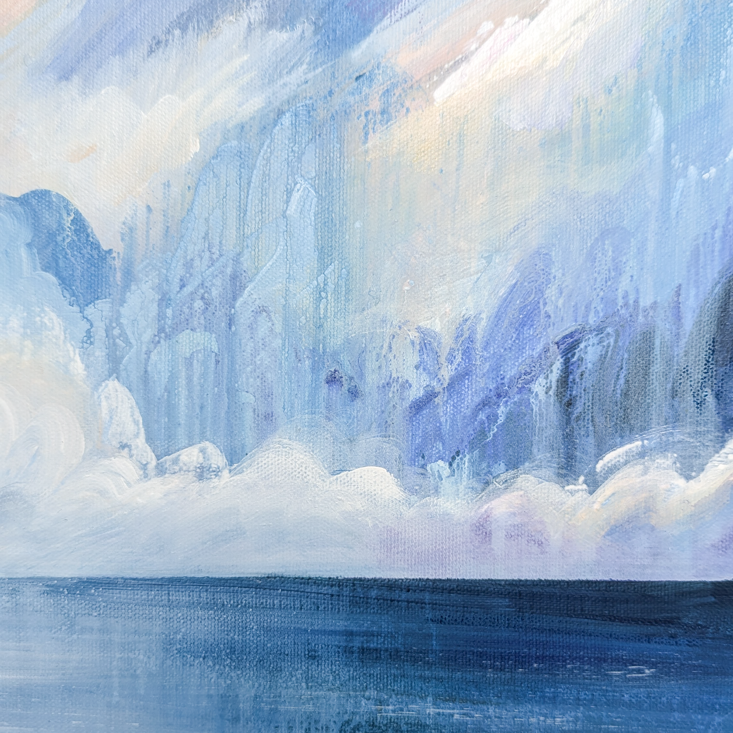 Whispering Skies, Original Painting on Canvas