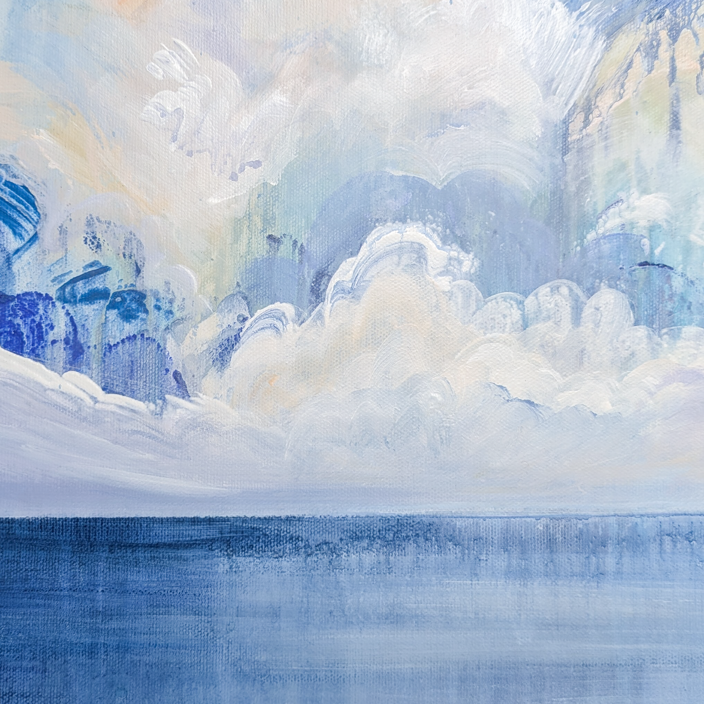 Drifting Off, Original Painting on Canvas