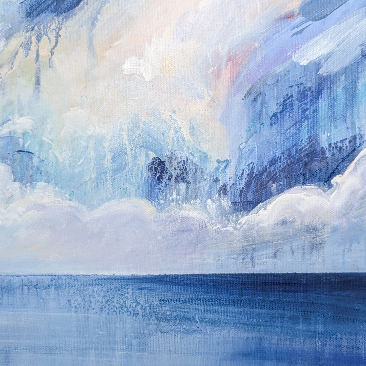 Drifting Off, Original Painting on Canvas