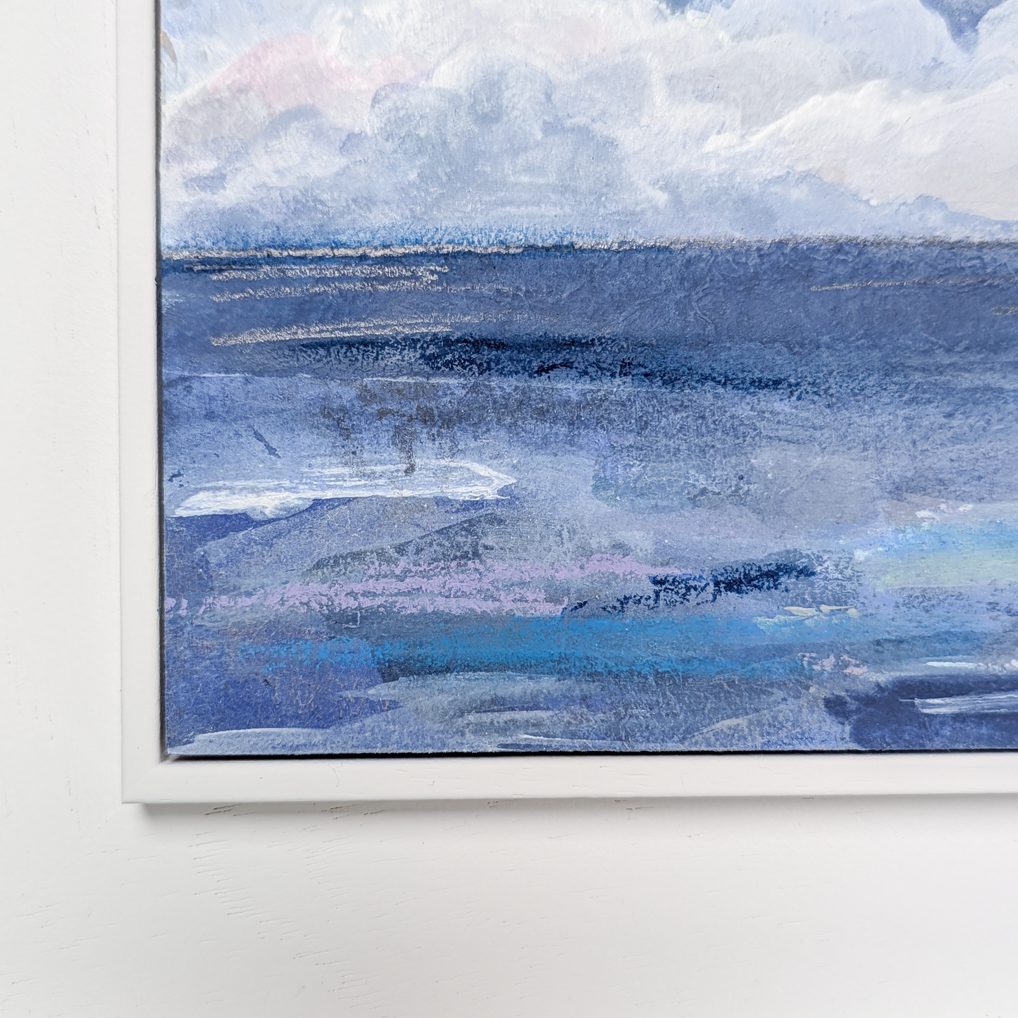 Clouds of Tulle, Original Painting on Board