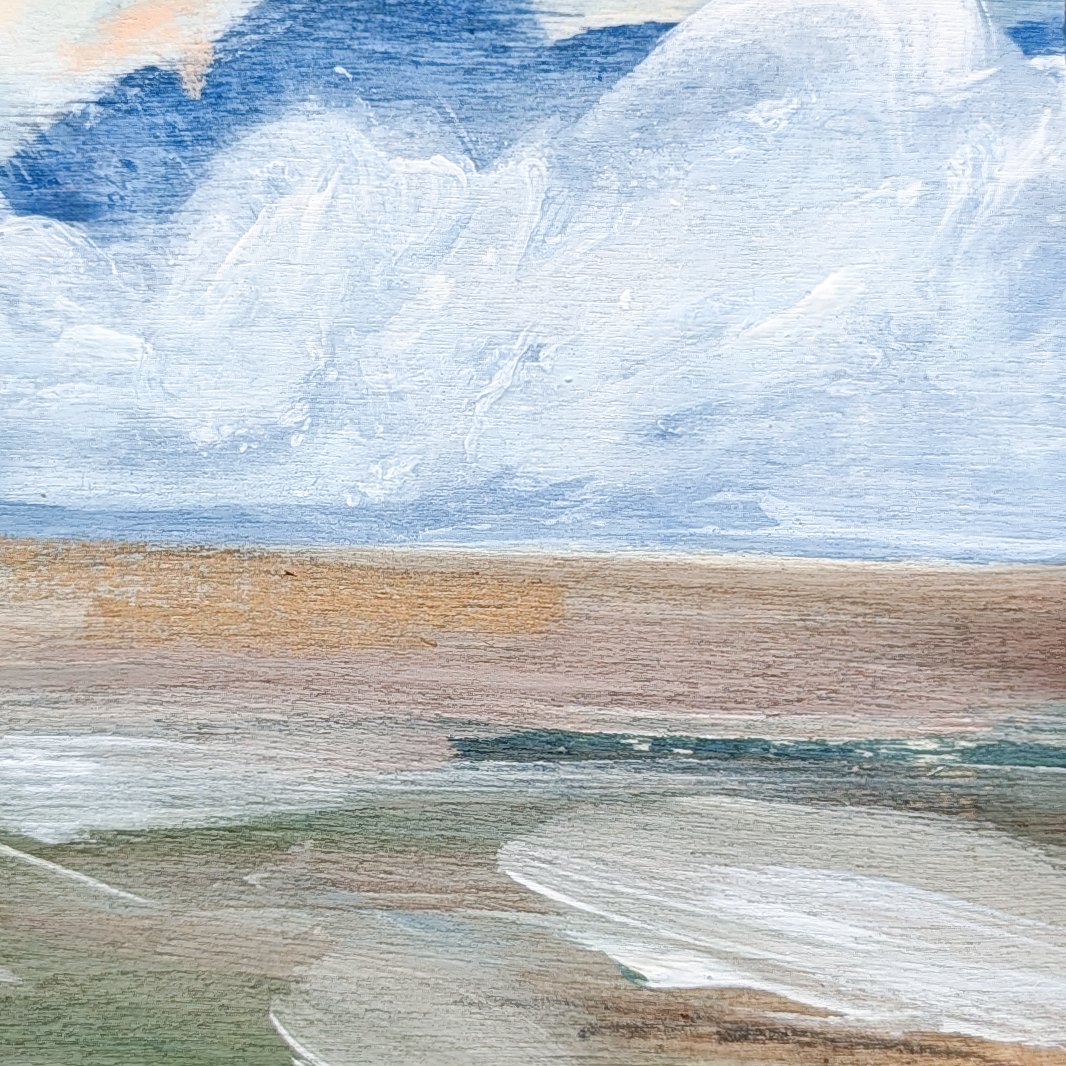 Wild and Quiet I, Original Painting on Board
