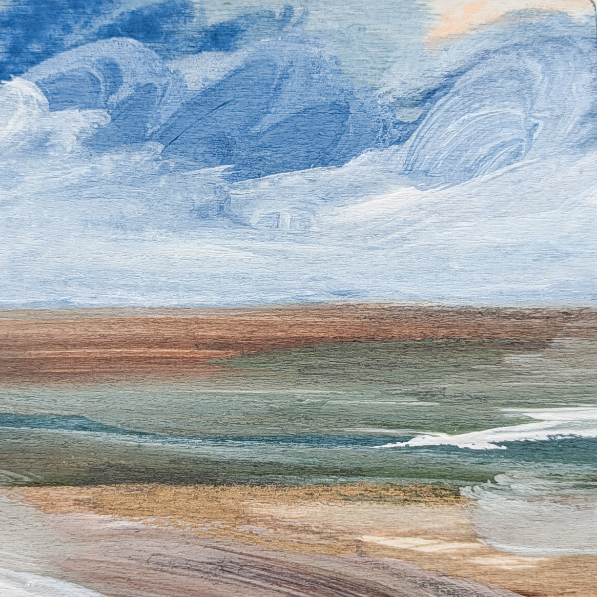 Wild and Quiet III, Original Painting on Board