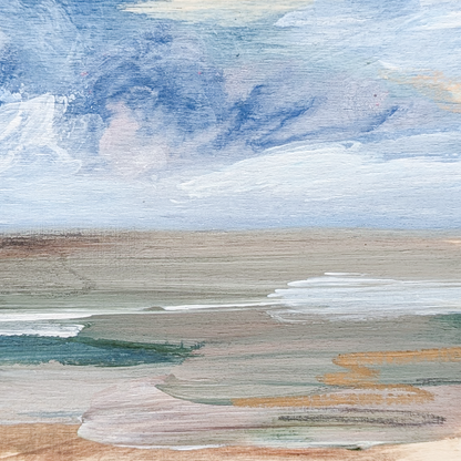 Wild and Quiet IV, Original Painting on Board