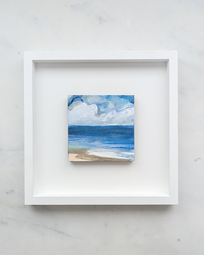 Nothing But Blue I, Original Painting on Board