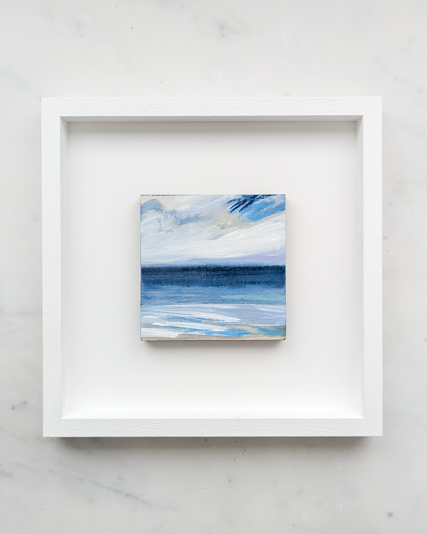 Nothing But Blue II, Original Painting on Board