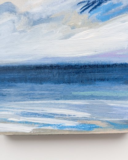 Nothing But Blue II, Original Painting on Board