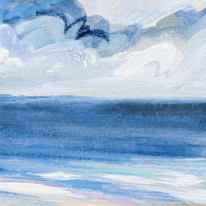 Nothing But Blue III, Original Painting on Board