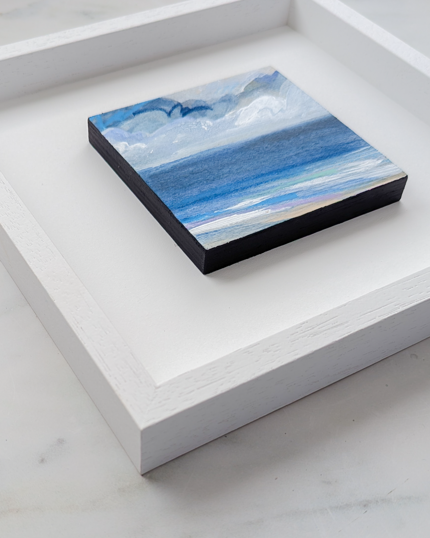 Nothing But Blue III, Original Painting on Board