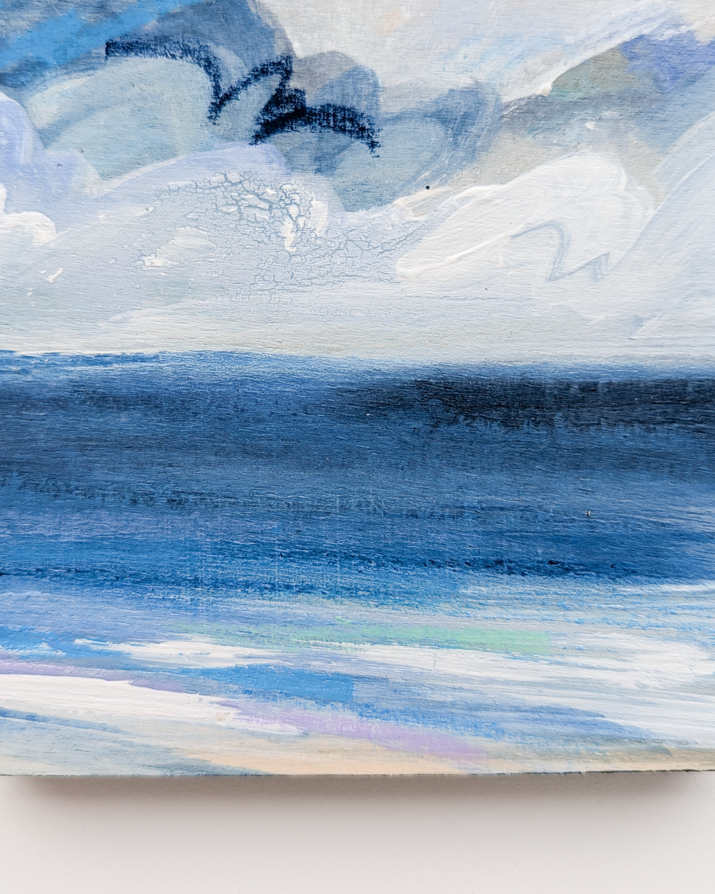 Nothing But Blue III, Original Painting on Board