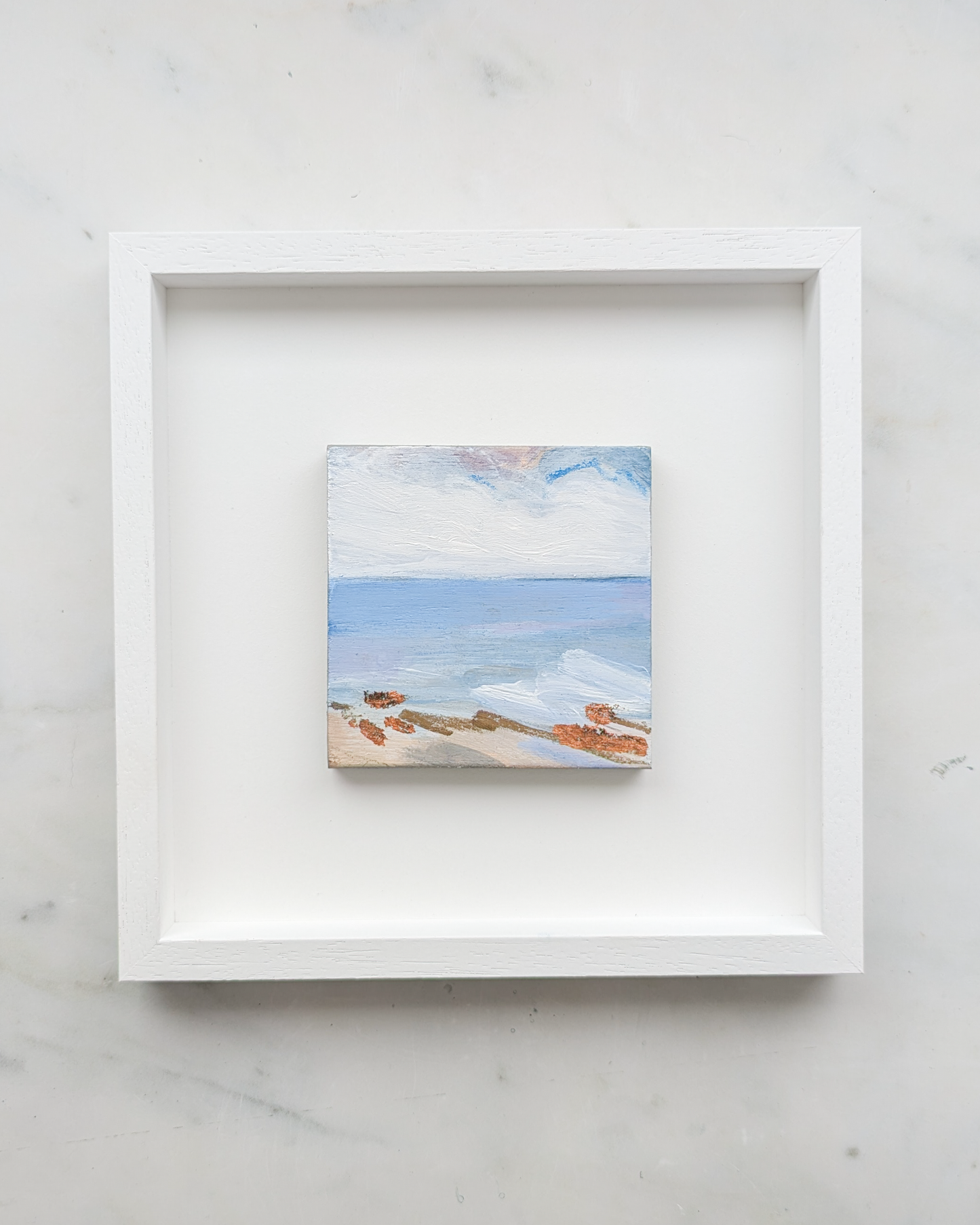 Spring on the Shore II, Original Painting on Board