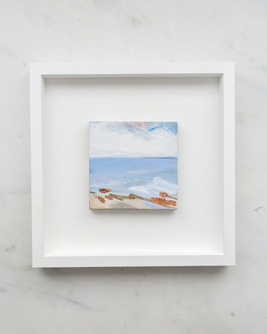 Spring on the Shore II, Original Painting on Board
