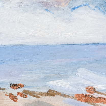 Spring on the Shore II, Original Painting on Board