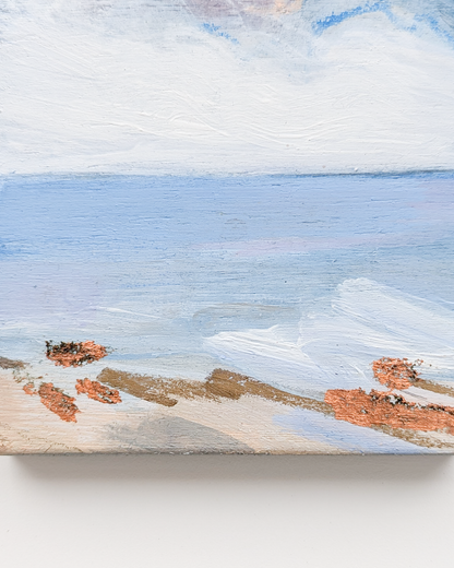 Spring on the Shore II, Original Painting on Board