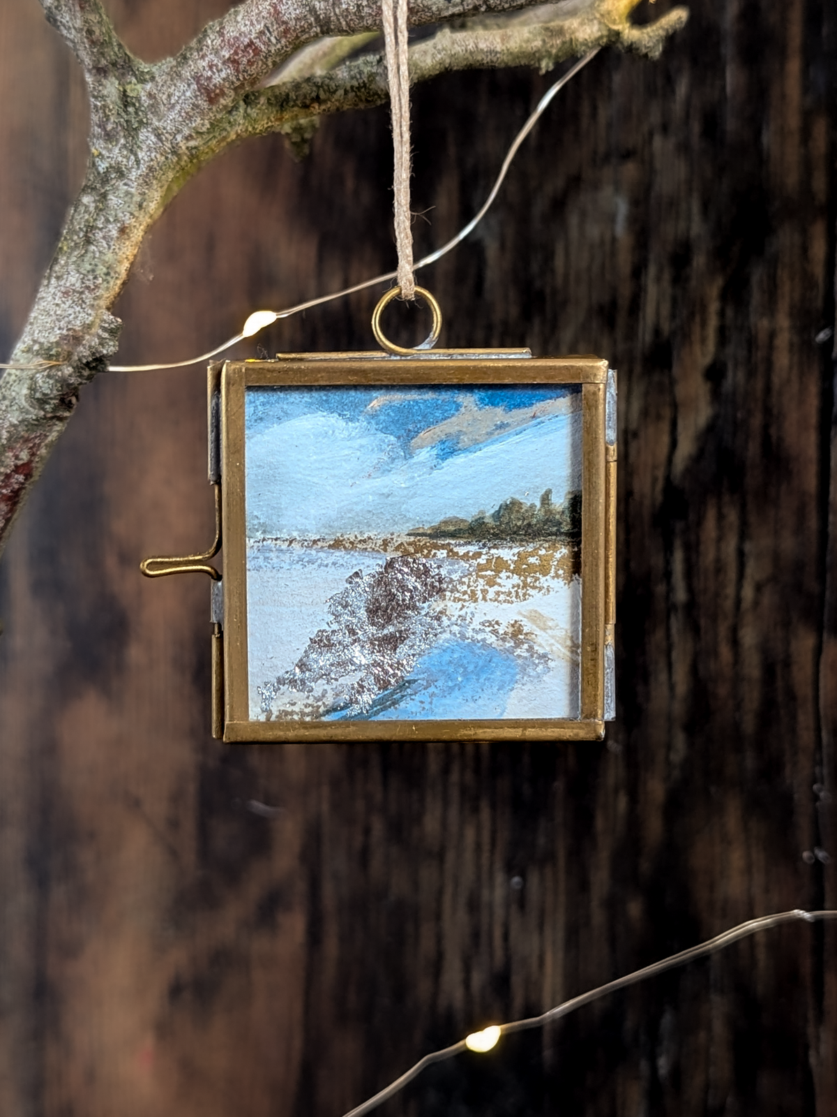 Snowy Trees | Hand-Painted Christmas Tree Decoration