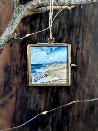 Sandy Shores | Hand-Painted Christmas Tree Decoration