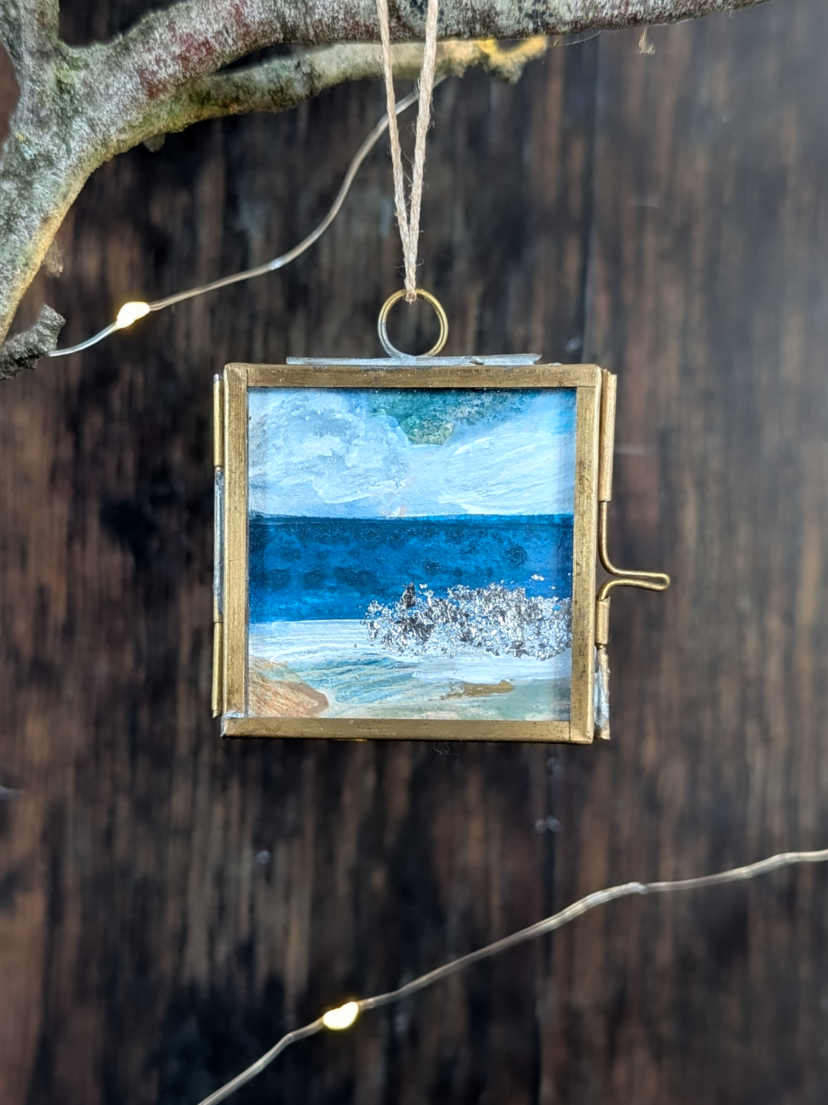 Ocean Light | Hand-Painted Christmas Tree Decoration