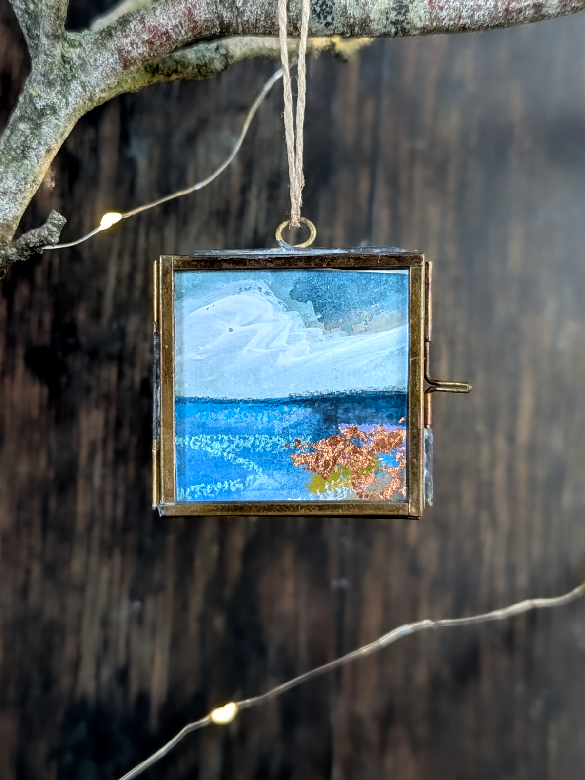 Warm Beach | Hand-Painted Christmas Tree Decoration